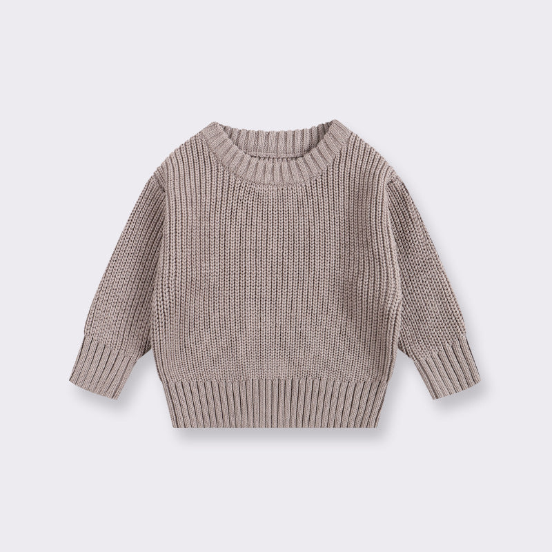 Stylischer Baby-Strickpullover