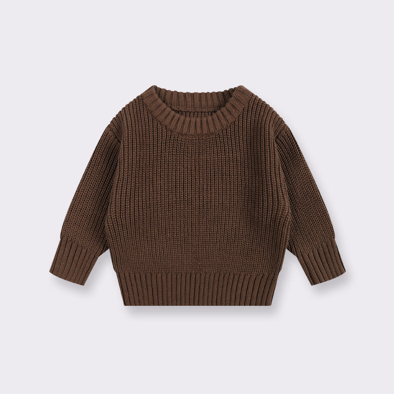 Stylischer Baby-Strickpullover